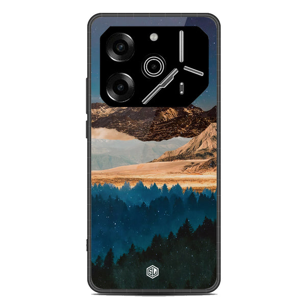 Mountains Wanderlust Series Soft Phone Case - Metal Case - Design 1 - Tecno Pova 6