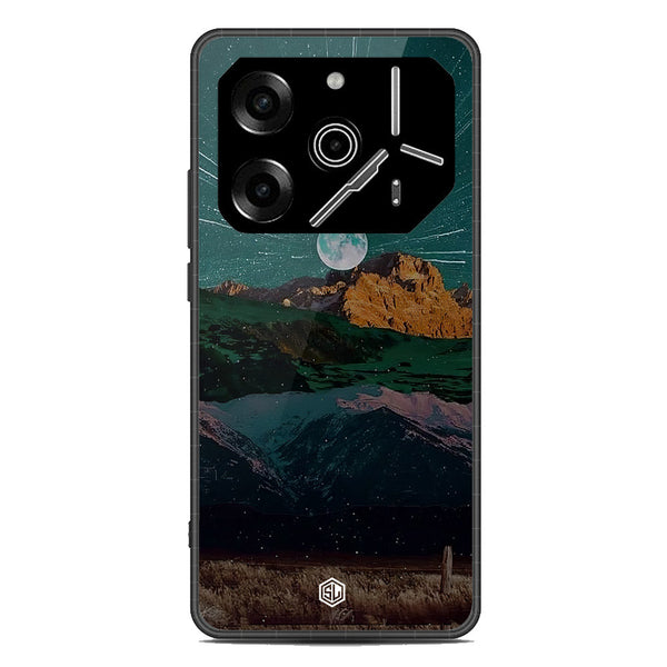 Mountains Wanderlust Series Soft Phone Case - Metal Case - Design 3 - Tecno Pova 6