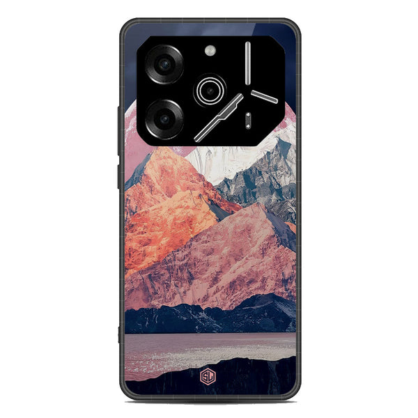 Mountains Wanderlust Series Soft Phone Case - Metal Case - Design 5 - Tecno Pova 6
