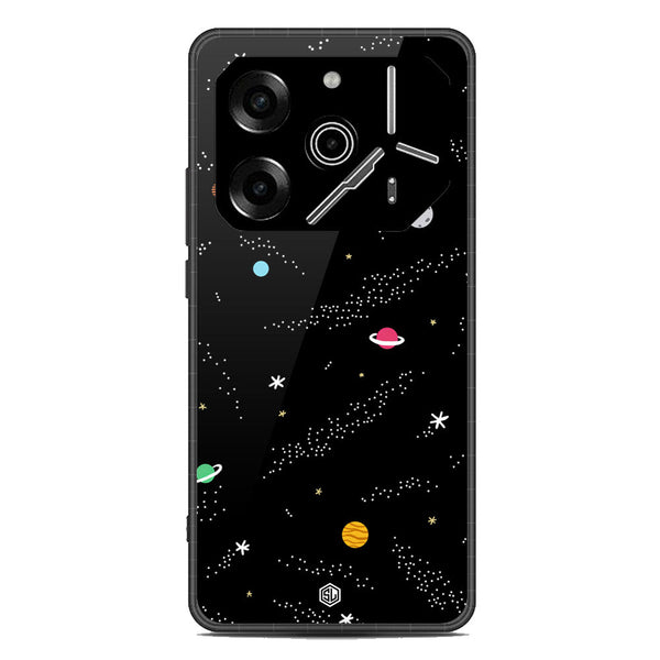Space Series Soft Phone Case - Metal Case - Design 2 - Tecno Pova 6