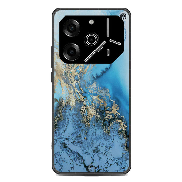 Marble Series Soft Phone Case - Metal Case - Design 2 - Tecno Pova 6