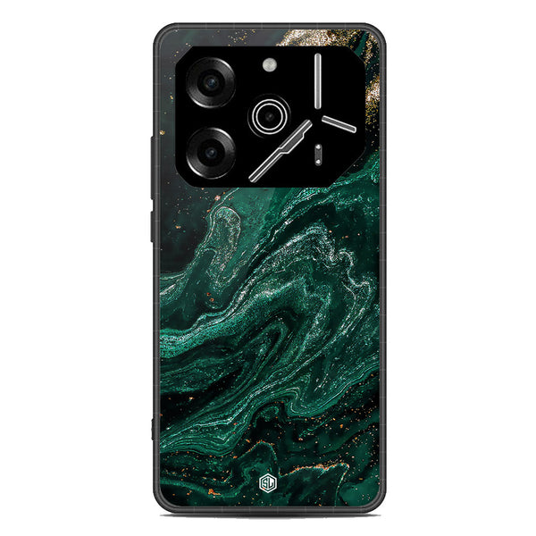 Marble Series Soft Phone Case - Metal Case - Design 3 - Tecno Pova 6