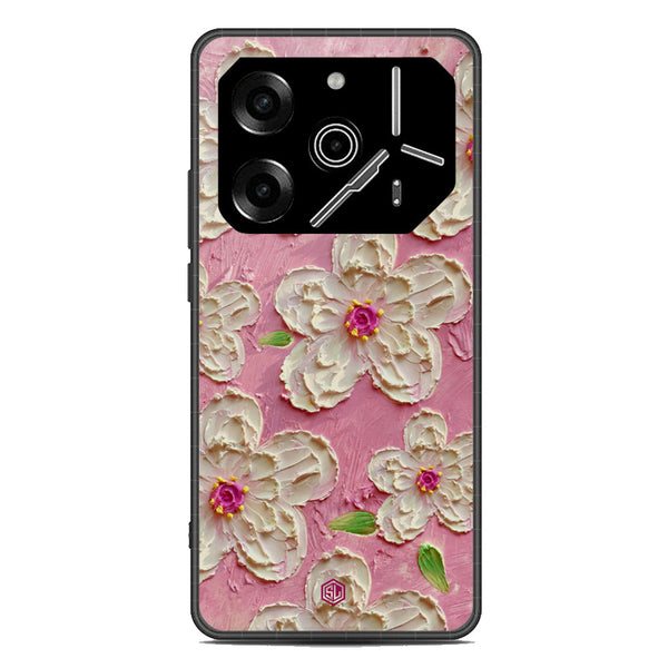 Floral Series Soft Phone Case - Metal Case - Design 5 - Tecno Pova 6
