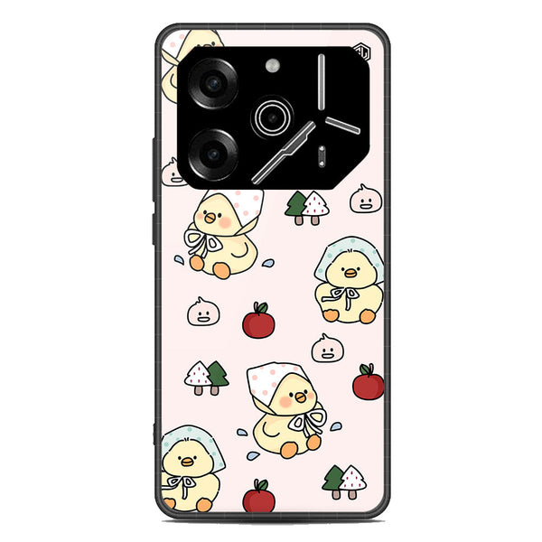 Cute Chic Series Soft Phone Case - Metal Case - Design 2 - Tecno Pova 6