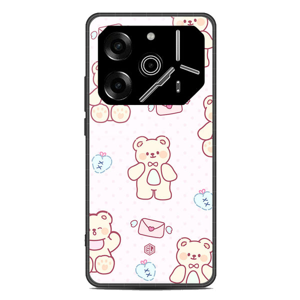 Cute Chic Series Soft Phone Case - Metal Case - Design 3 - Tecno Pova 6