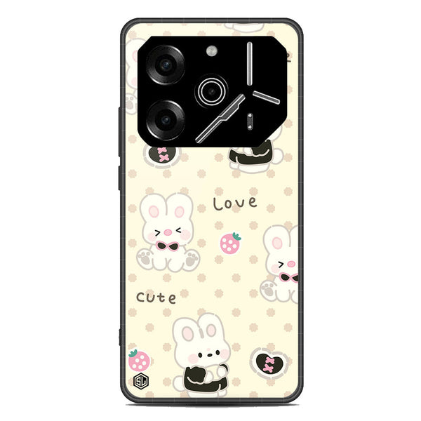 Cute Chic Series Soft Phone Case - Metal Case - Design 4 - Tecno Pova 6