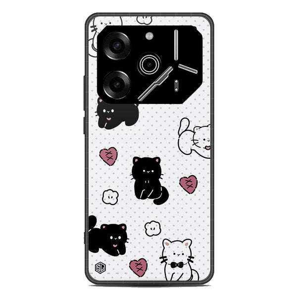 Cute Chic Series Soft Phone Case - Metal Case - Design 6 - Tecno Pova 6