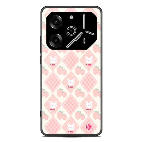 Cute Korean Design Series Soft Phone Case - Metal Case - Design 3 - Tecno Pova 6