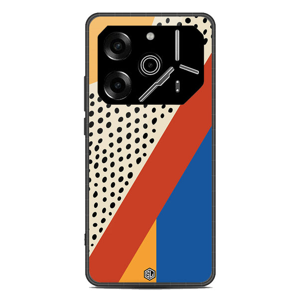 Polka Dots Series Soft Phone Case - Metal Case - Design 4 - Tecno Pova 6
