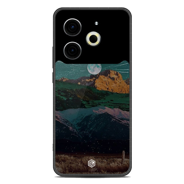 Mountains Wanderlust Series Soft Phone Case - Metal Case - Design 3 - Tecno Pova 6 Neo