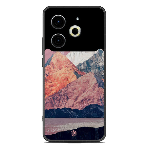 Mountains Wanderlust Series Soft Phone Case - Metal Case - Design 5 - Tecno Pova 6 Neo