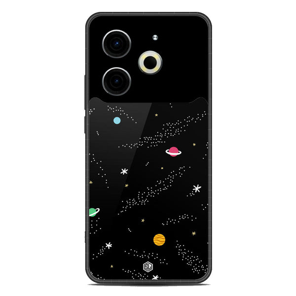 Space Series Soft Phone Case - Metal Case - Design 2 - Tecno Pova 6 Neo