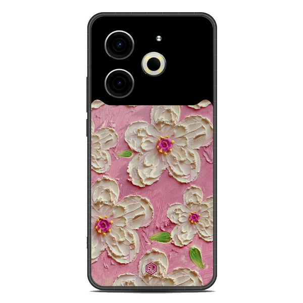 Floral Series Soft Phone Case - Metal Case - Design 5 - Tecno Pova 6 Neo