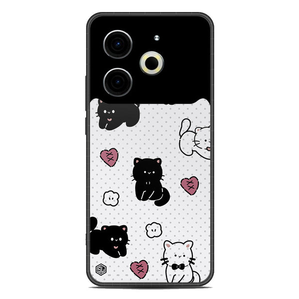 Cute Chic Series Soft Phone Case - Metal Case - Design 6 - Tecno Pova 6 Neo