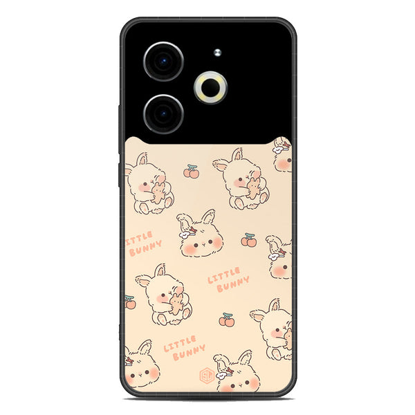 Cute Korean Design Series Soft Phone Case - Metal Case - Design 2 - Tecno Pova 6 Neo