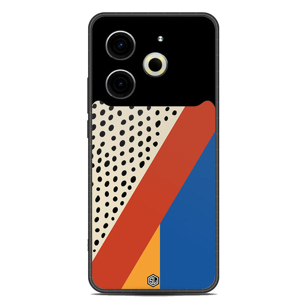 Polka Dots Series Soft Phone Case - Metal Case - Design 4 - Tecno Pova 6 Neo