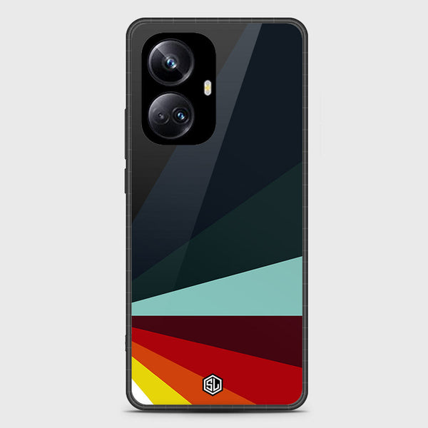 Retro Stripes Series Soft Phone Case - Metal Case - Design 1 - Realme 10 Pro Plus