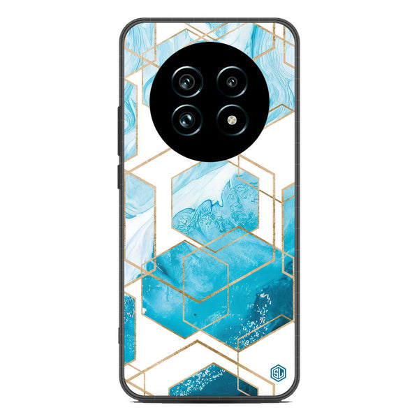 Stylish Marble Series Soft Phone Case - Metal Case - Design 1 - Realme 13 Pro Plus