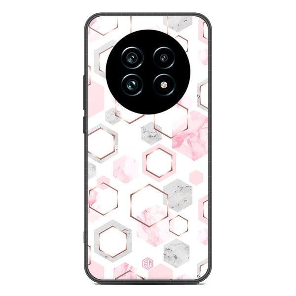 Stylish Marble Series Soft Phone Case - Metal Case - Design 4 - Realme 13 Pro Plus