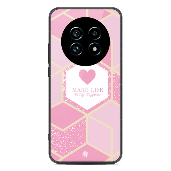 Happiness Series Soft Phone Case - Metal Case - Design 3 - Realme 13 Pro Plus