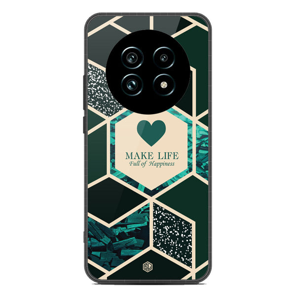 Happiness Series Soft Phone Case - Metal Case - Design 4 - Realme 13 Pro Plus