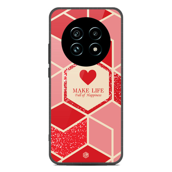 Happiness Series Soft Phone Case - Metal Case - Design 5 - Realme 13 Pro Plus