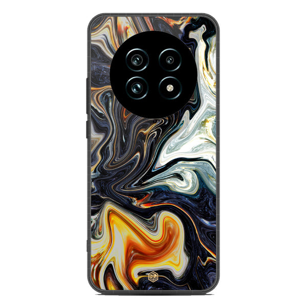 Marble Series Soft Phone Case - Metal Case - Design 1 - Realme 13 Pro Plus