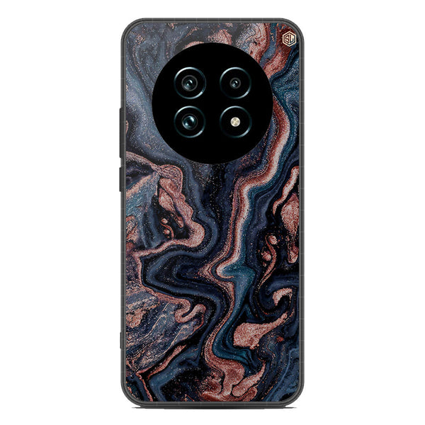 Marble Series Soft Phone Case - Metal Case - Design 4 - Realme 13 Pro Plus