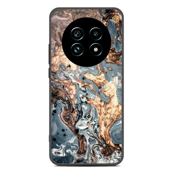 Marble Series Soft Phone Case - Metal Case - Design 5 - Realme 13 Pro Plus