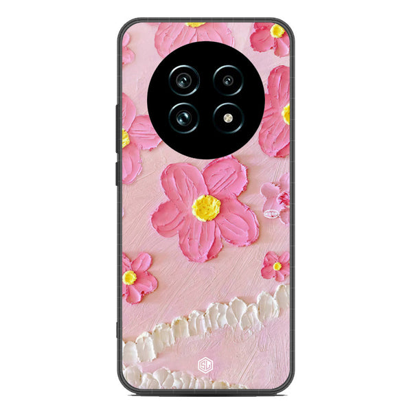 Floral Series Soft Phone Case - Metal Case - Design 2 - Realme 13 Pro Plus