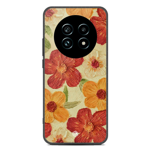Floral Series Soft Phone Case - Metal Case - Design 6 - Realme 13 Pro Plus