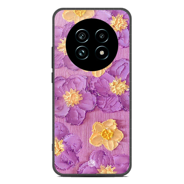 Floral Series Soft Phone Case - Metal Case - Design 8 - Realme 13 Pro Plus