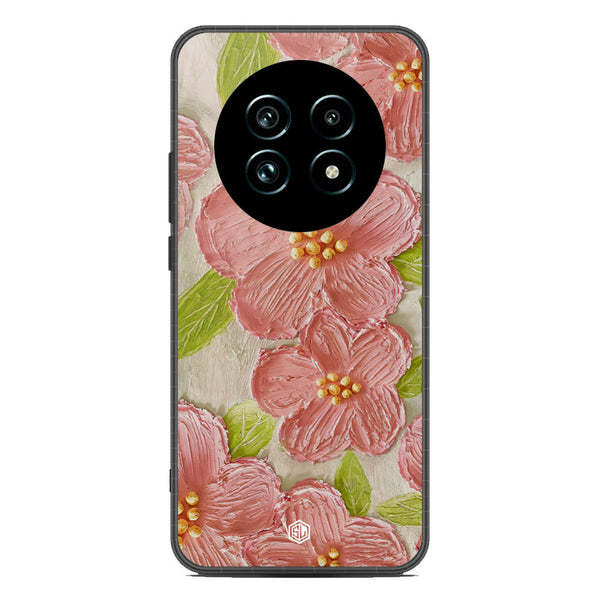 Floral Series Soft Phone Case - Metal Case - Design 9 - Realme 13 Pro Plus