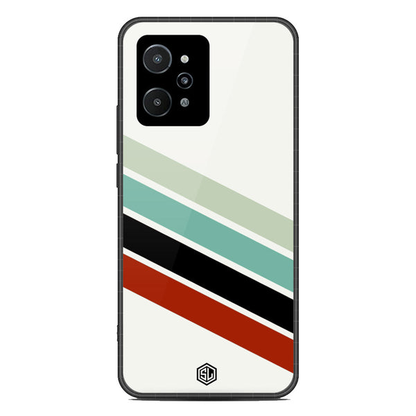 Retro Stripes Series Soft Phone Case - Metal Case - Design 2 - Realme C31