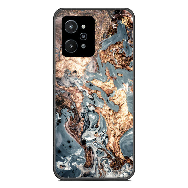 Marble Series Soft Phone Case - Metal Case - Design 5 - Realme C31