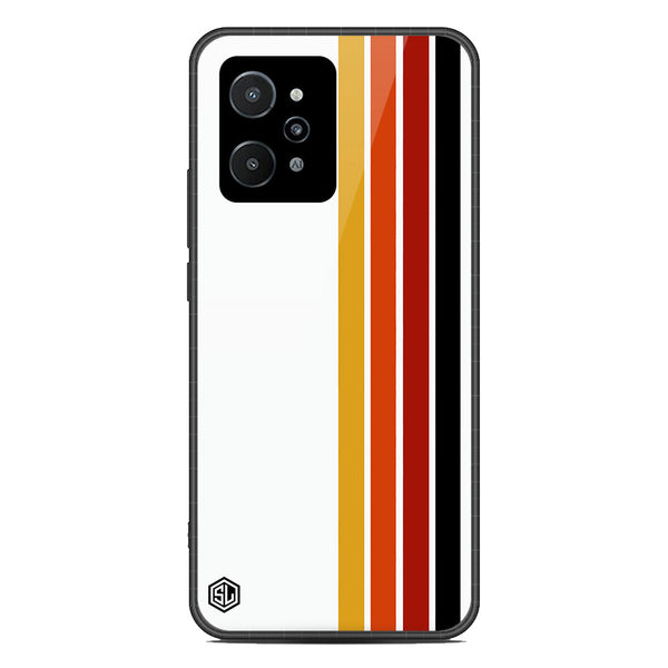 Retro Stripes Series Soft Phone Case - Metal Case - Design 4 - Realme C31