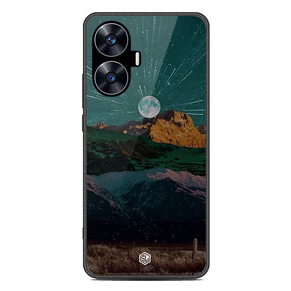 Mountains Wanderlust Series Soft Phone Case - Metal Case - Design 3 - Realme C55