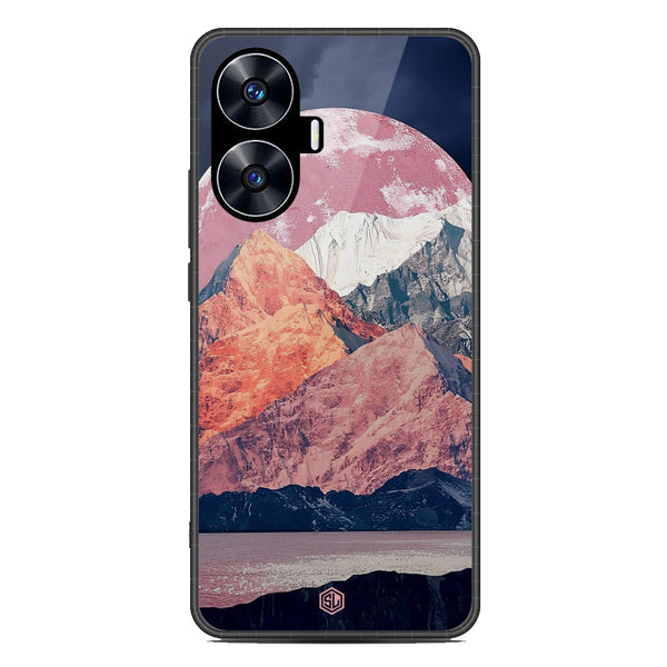 Mountains Wanderlust Series Soft Phone Case - Metal Case - Design 5 - Realme C55