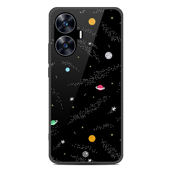 Space Series Soft Phone Case - Metal Case - Design 2 - Realme C55