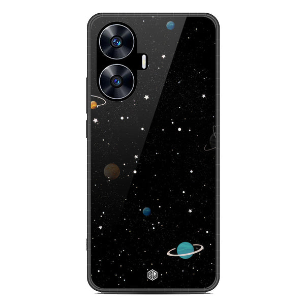 Space Series Soft Phone Case - Metal Case - Design 3 - Realme C55