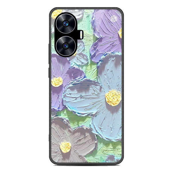 Floral Series Soft Phone Case - Metal Case - Design 1 - Realme C55