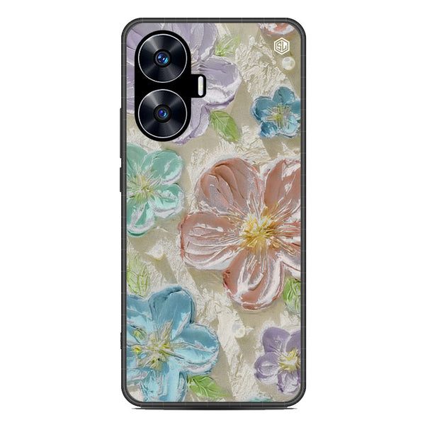 Floral Series Soft Phone Case - Metal Case - Design 14 - Realme C55