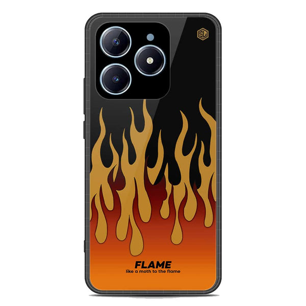Trending Designs Series Soft Phone Case - Premium Glass Case - Design 4 - Realme C61