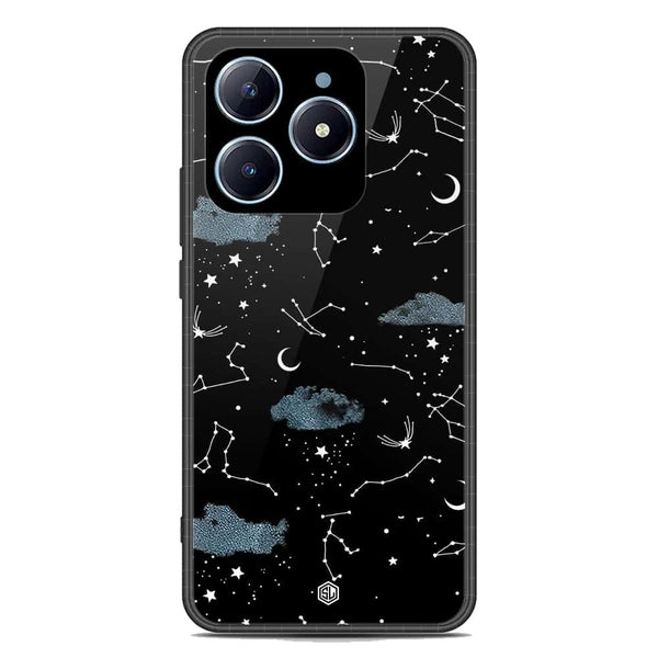 Space Series Soft Phone Case - Premium Glass Case - Design 5 - Realme C61