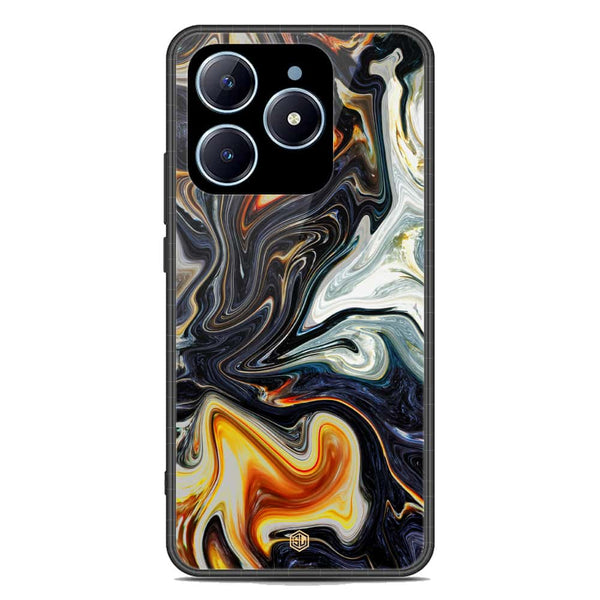 Marble Series Soft Phone Case - Premium Glass Case - Design 1 - Realme C61