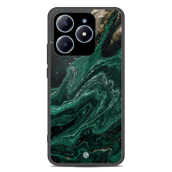 Marble Series Soft Phone Case - Premium Glass Case - Design 3 - Realme C61