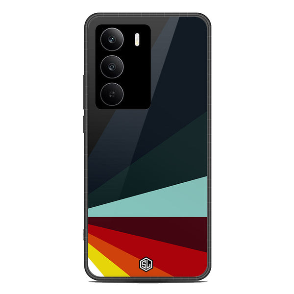 Retro Stripes Series Soft Phone Case - Metal Case - Design 1 - Realme C75
