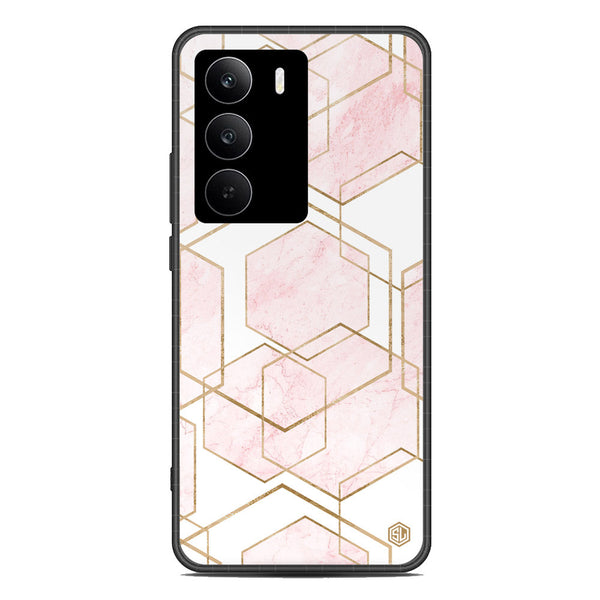 Stylish Marble Series Soft Phone Case - Metal Case - Design 3 - Realme C75