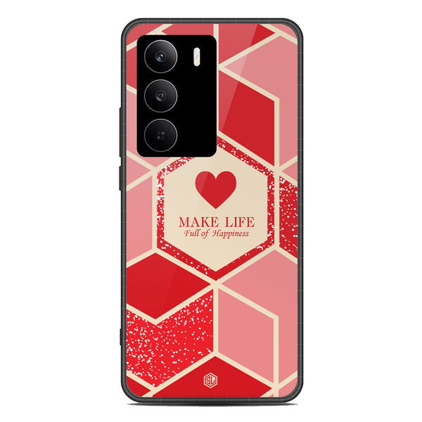 Happiness Series Soft Phone Case - Metal Case - Design 5 - Realme C75