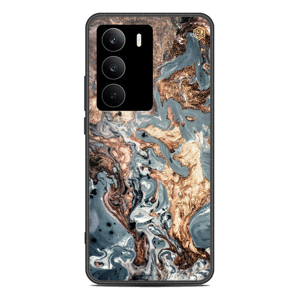 Marble Series Soft Phone Case - Metal Case - Design 5 - Realme C75